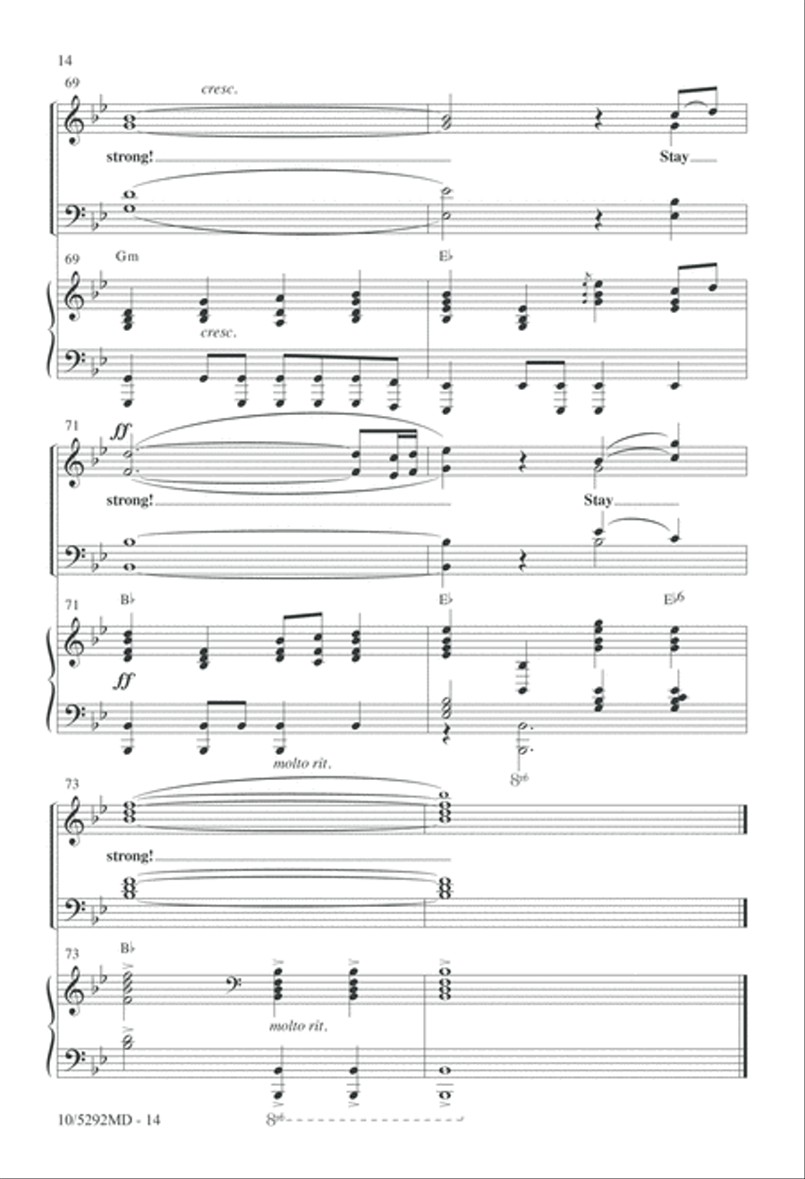 Stay Strong 4-Part scores gallery preview page 14