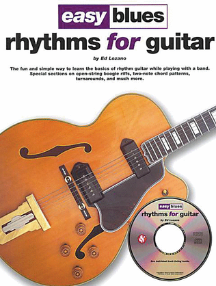 Book cover for Easy Blues Rhythms for Guitar