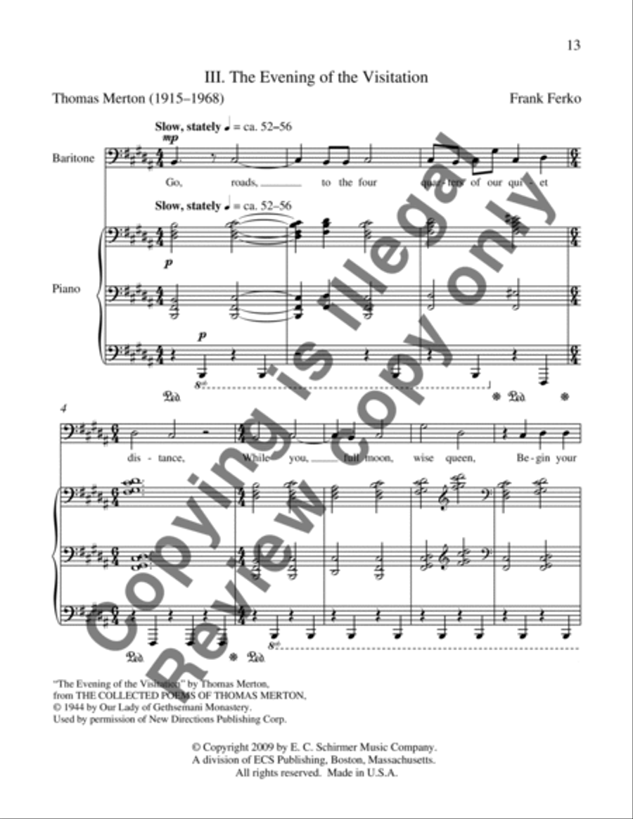 Merton Songs Piano, Vocal scores gallery preview page 11