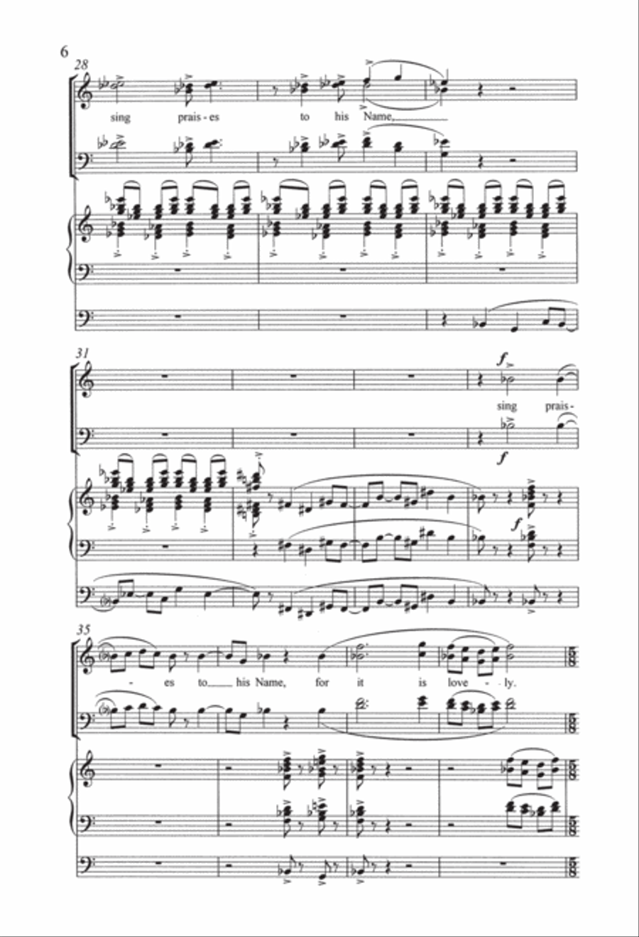 Laudate nomen Laudate nomen 4-Part scores gallery preview page 6