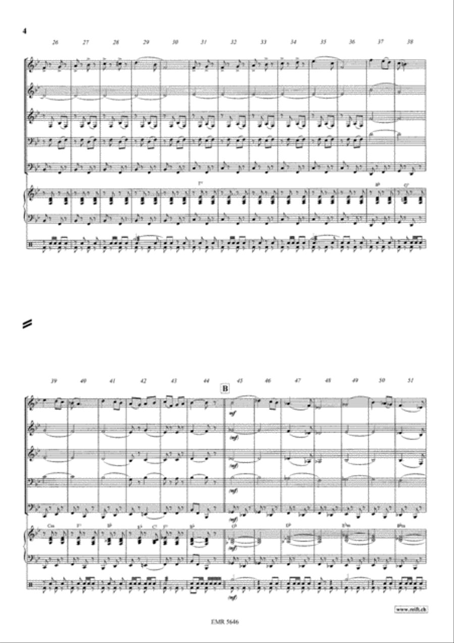 Birthday Party Brass Band scores gallery preview page 4