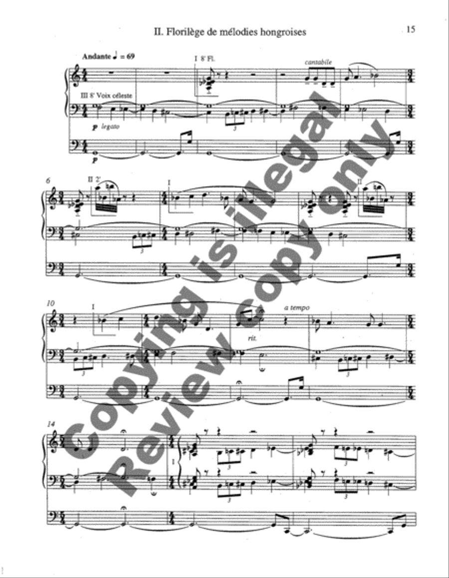 Organ Symphony No. 4 Organ Symphony No. 4 Organ scores gallery preview page 6