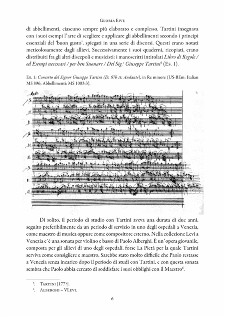 La tradizione violinistica italiana nel ’700 Violin scores gallery preview page 17