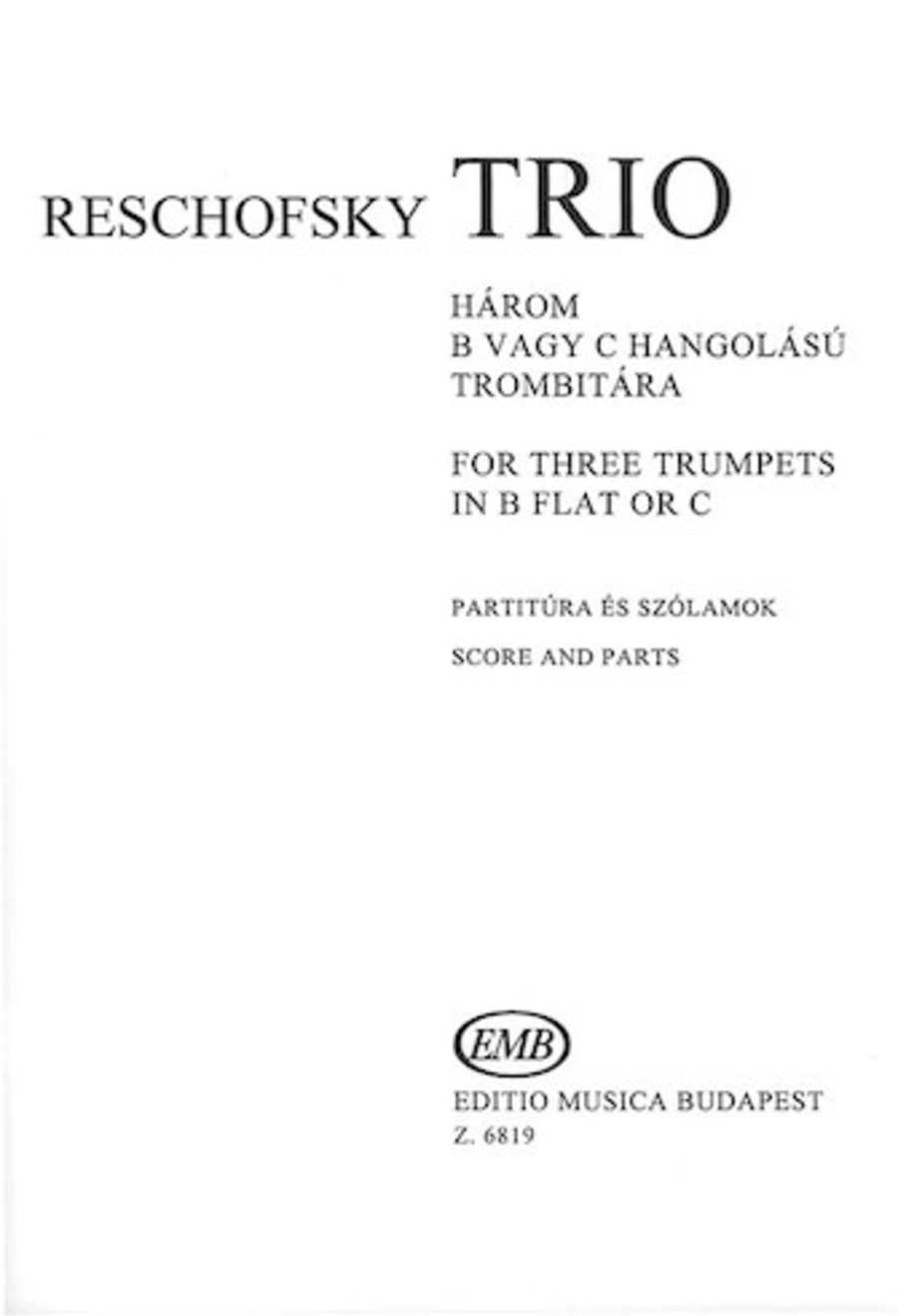 Trio Trumpet Trio scores gallery preview page 1
