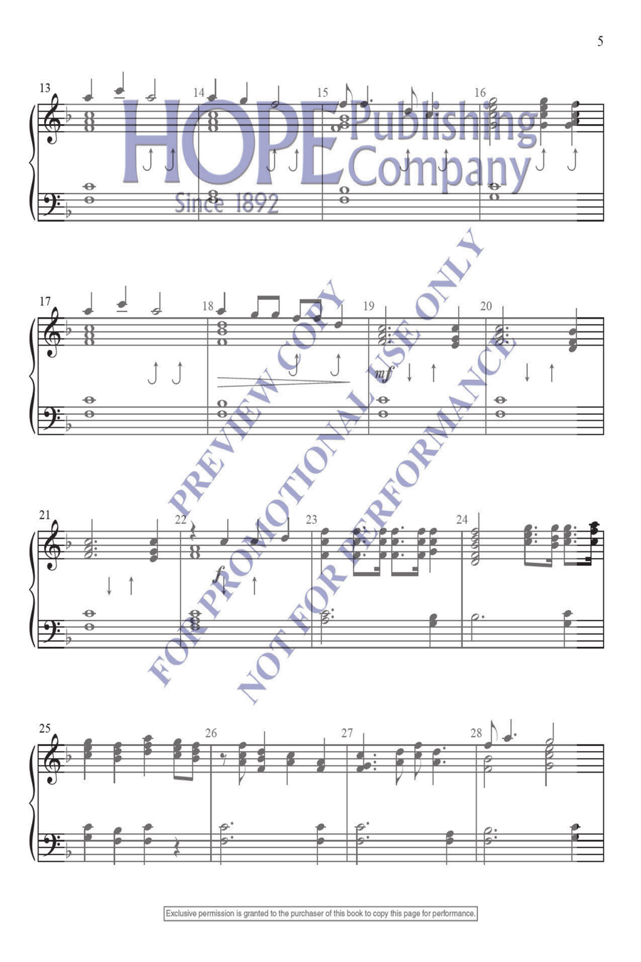 Short & Sweet for 8 Ringers Handbell Choir scores gallery preview page 6