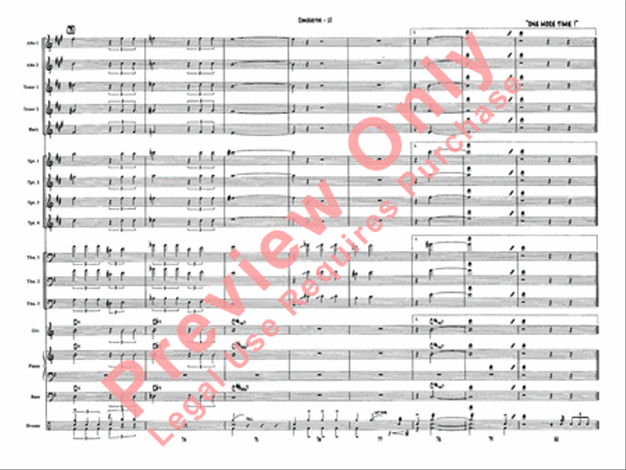 April in Paris Jazz Ensemble scores gallery preview page 13