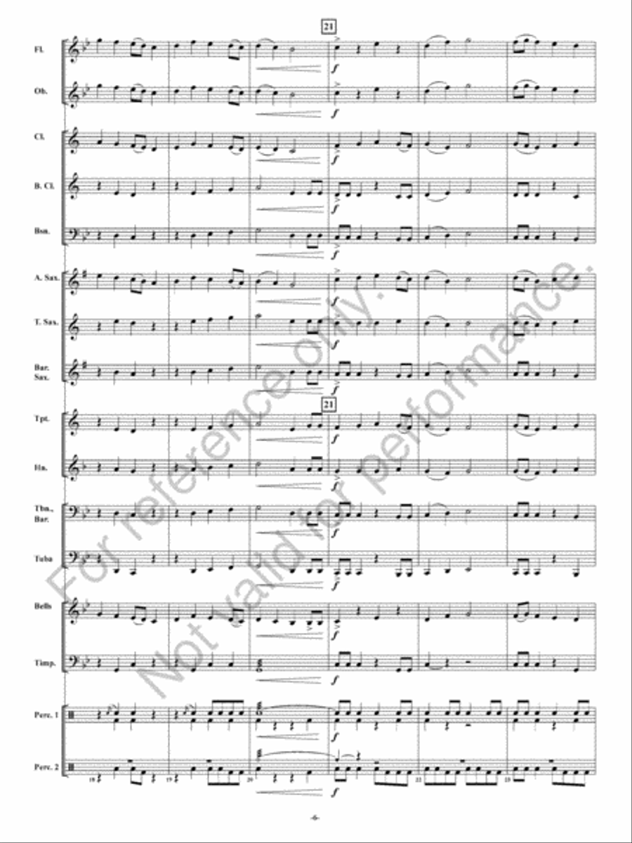 Rising Waters Concert Band scores gallery preview page 7