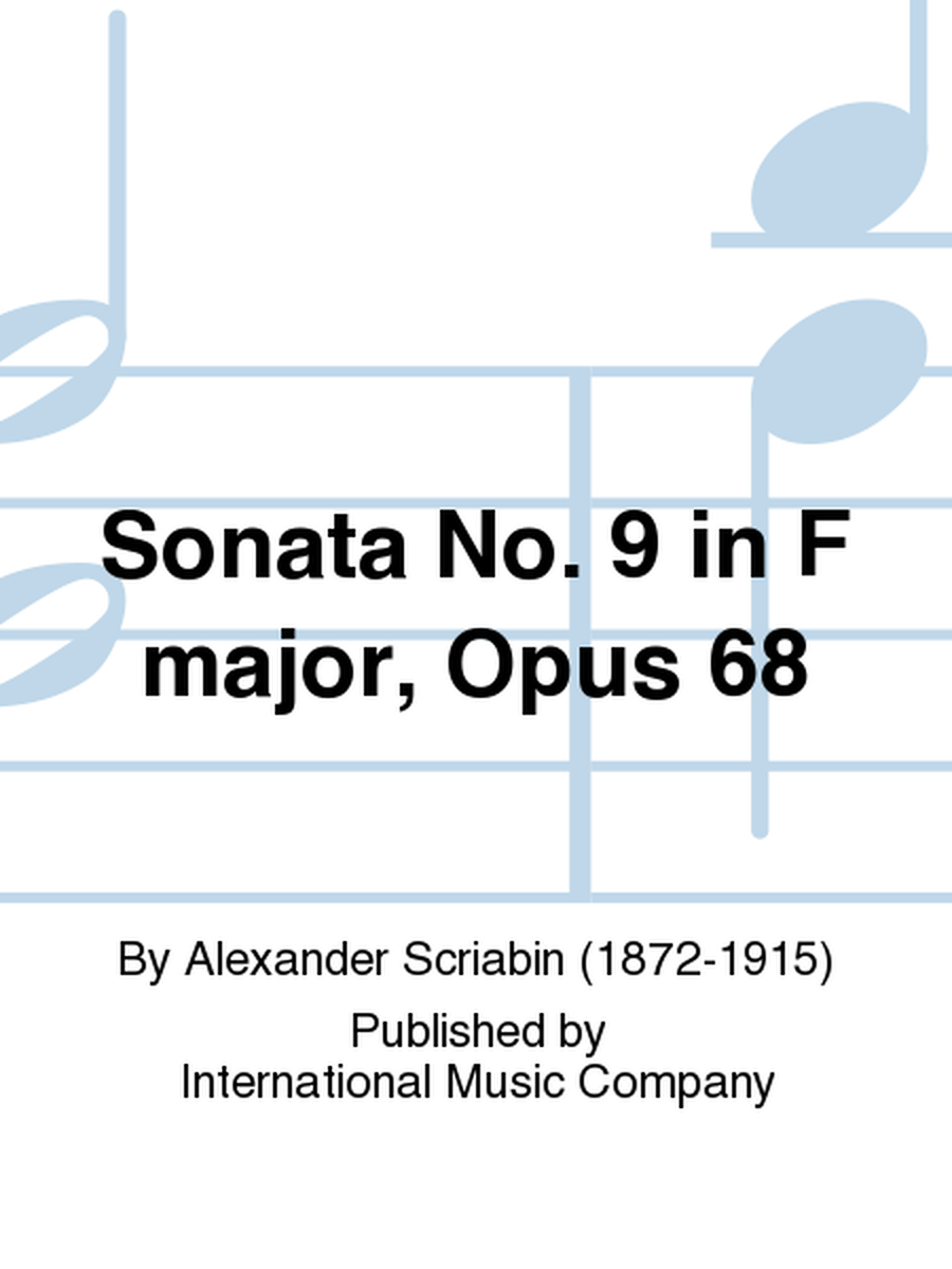 Sonata No. 9 In F Major, Opus 68