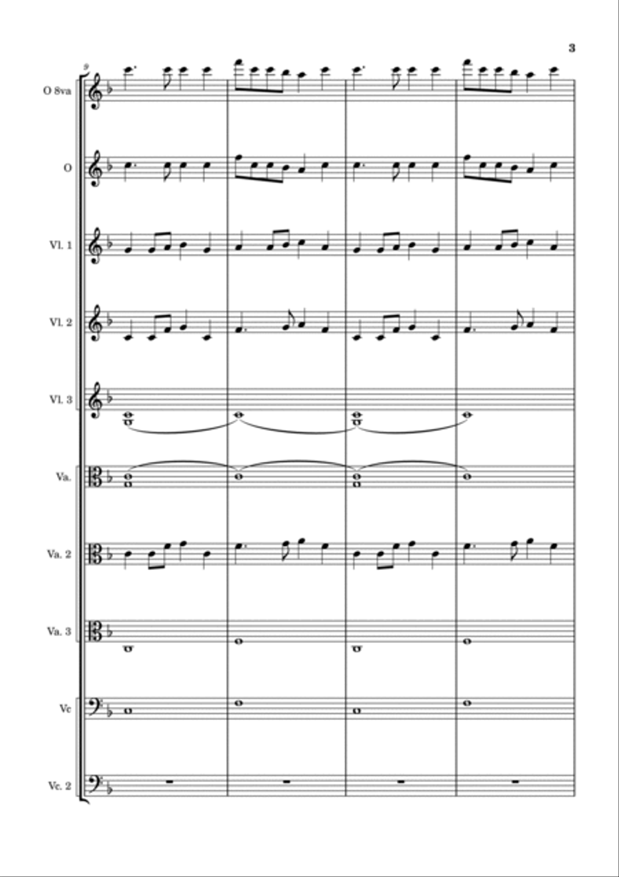 Als die Welt verloren Als die Welt verloren String Quartet scores gallery preview page 3