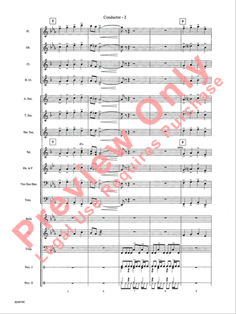 Engines of Resistance Concert Band scores gallery preview page 5
