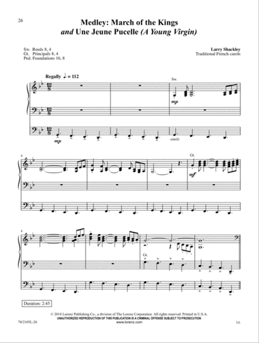 When Christ Was Born Organ Solo scores gallery preview page 7