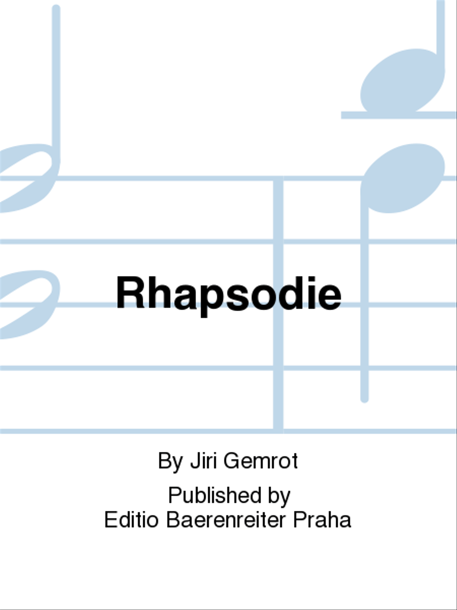 Rhapsodie für Fagott und Klavier Bassoon scores gallery preview page 1