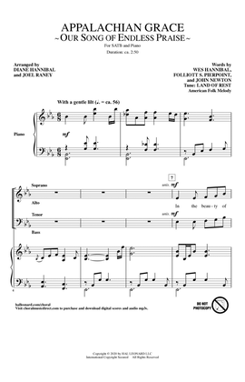 Appalachian Grace (Our Song Of Endless Praise) (arr. Diane Hannibal and Joel Raney)