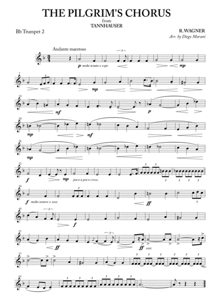 The Pilgrim's Chorus for Brass Quartet image number null