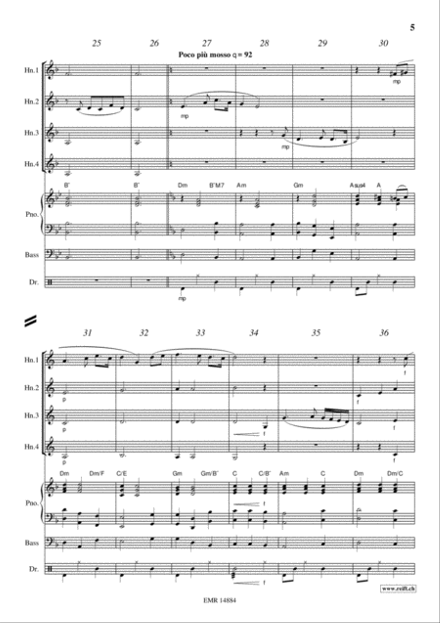 The Last Rose Of Summer Horn scores gallery preview page 5