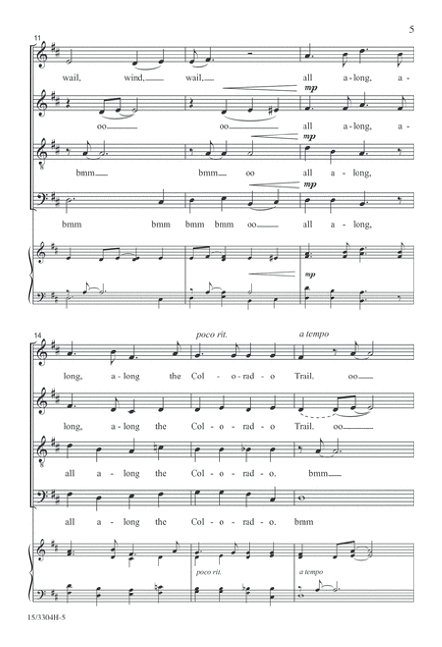 Colorado Trail 4-Part scores gallery preview page 5