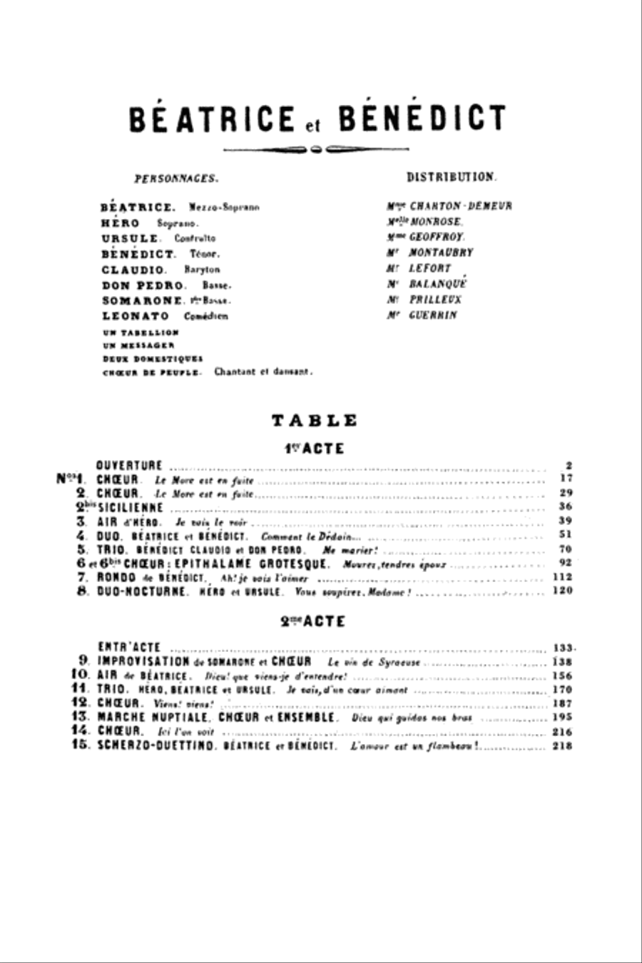 Beatrice and Benedict Beatrice and Benedict Voice scores gallery preview page 4