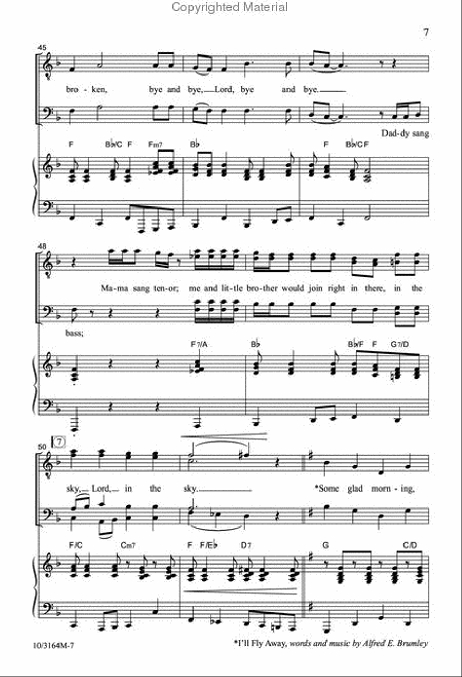 Hallelujah! By and By TTBB scores gallery preview page 8