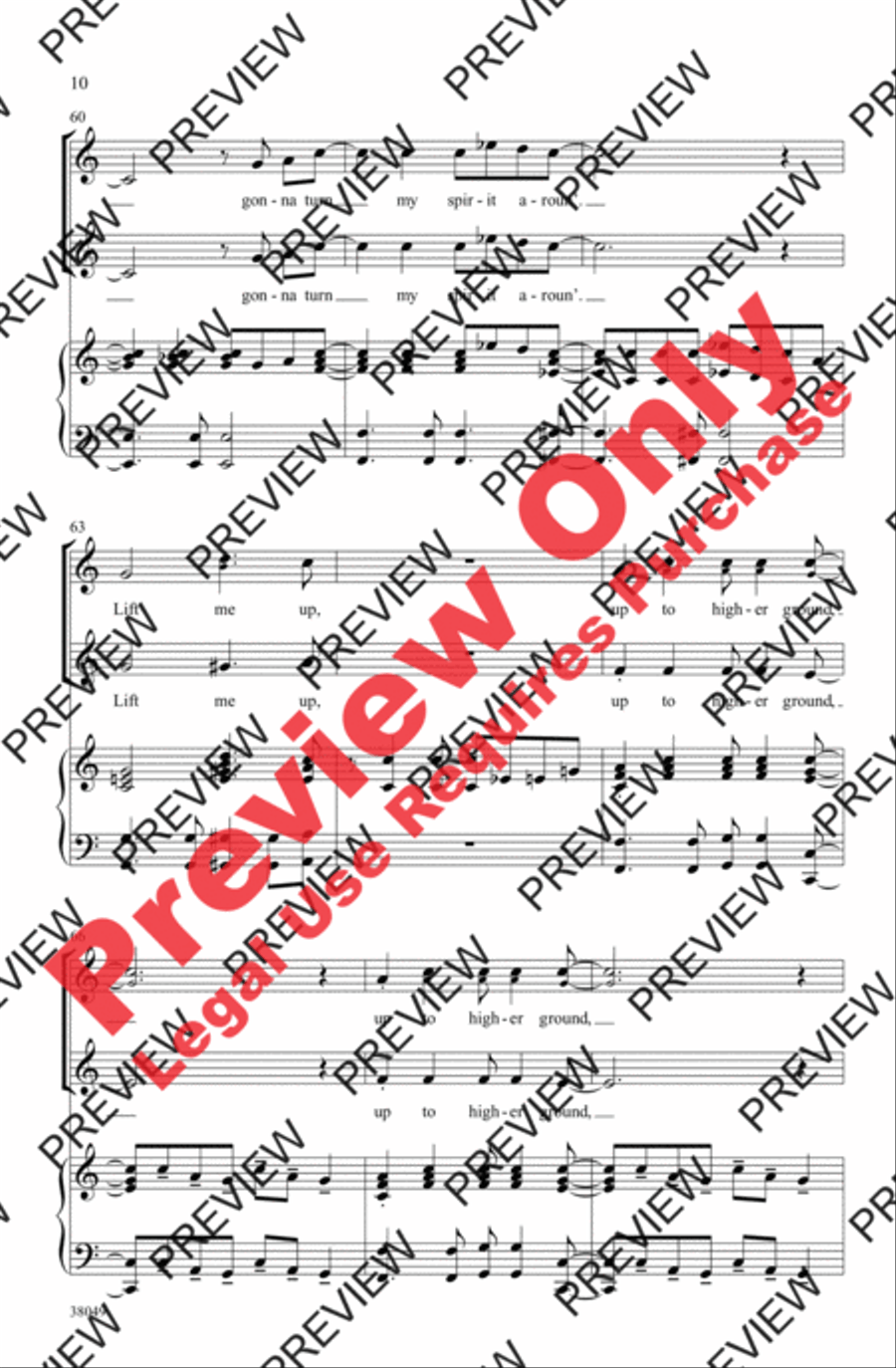 Lift Me Up! Lift Me Up! 2-Part scores gallery preview page 10