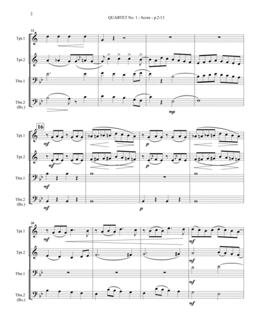 Quartet No. 1, Opus 8: Allegro poco agitato image number null