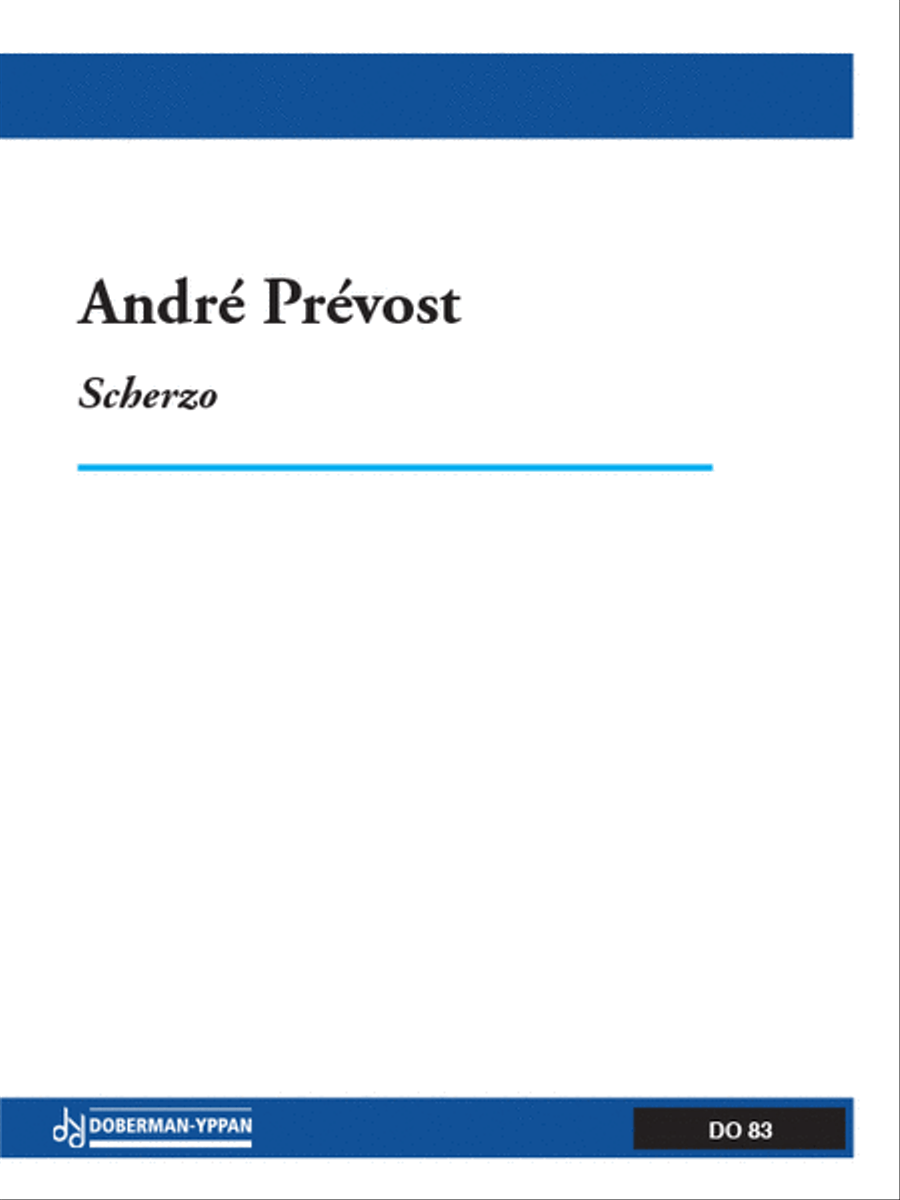 Scherzo by Andre Prevost Orchestra - Sheet Music