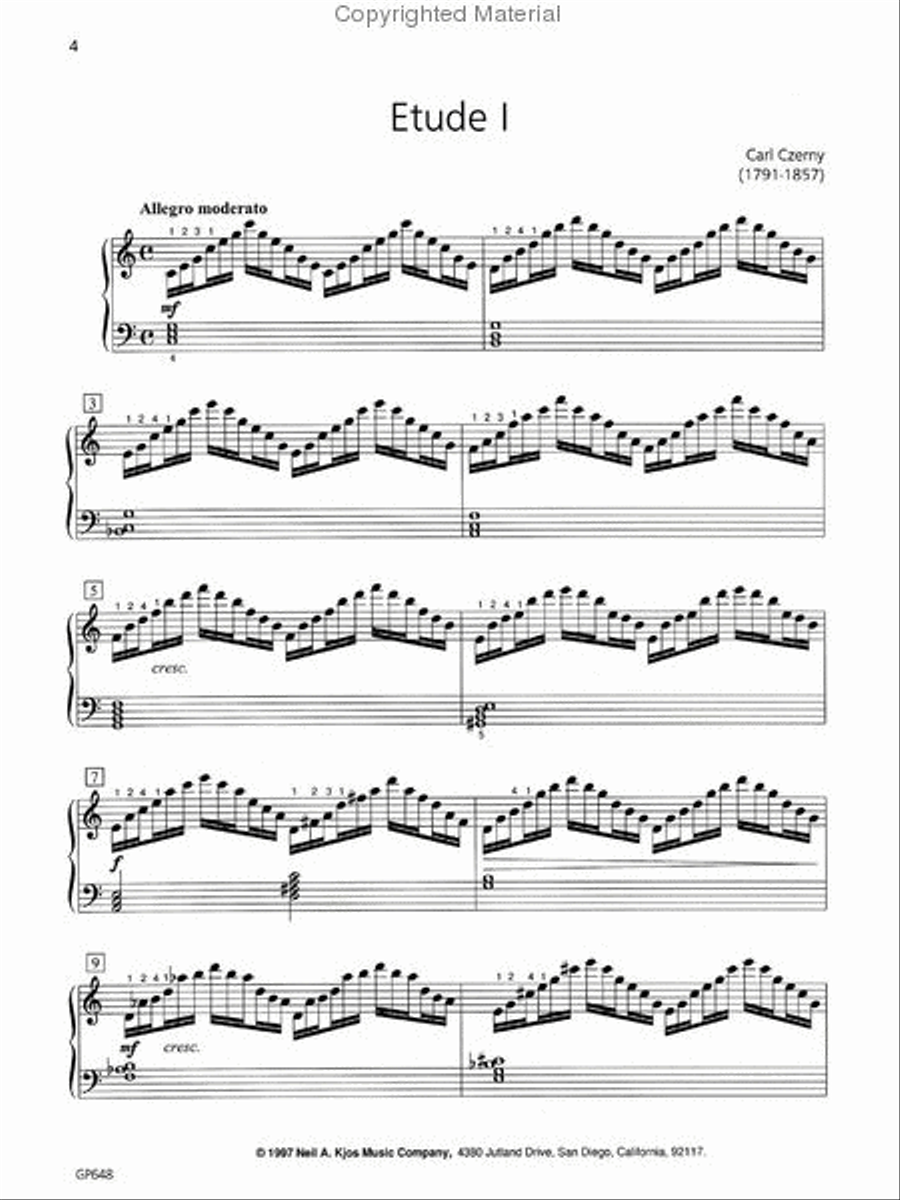 Piano Etudes Level 8 Piano Method scores gallery preview page 3