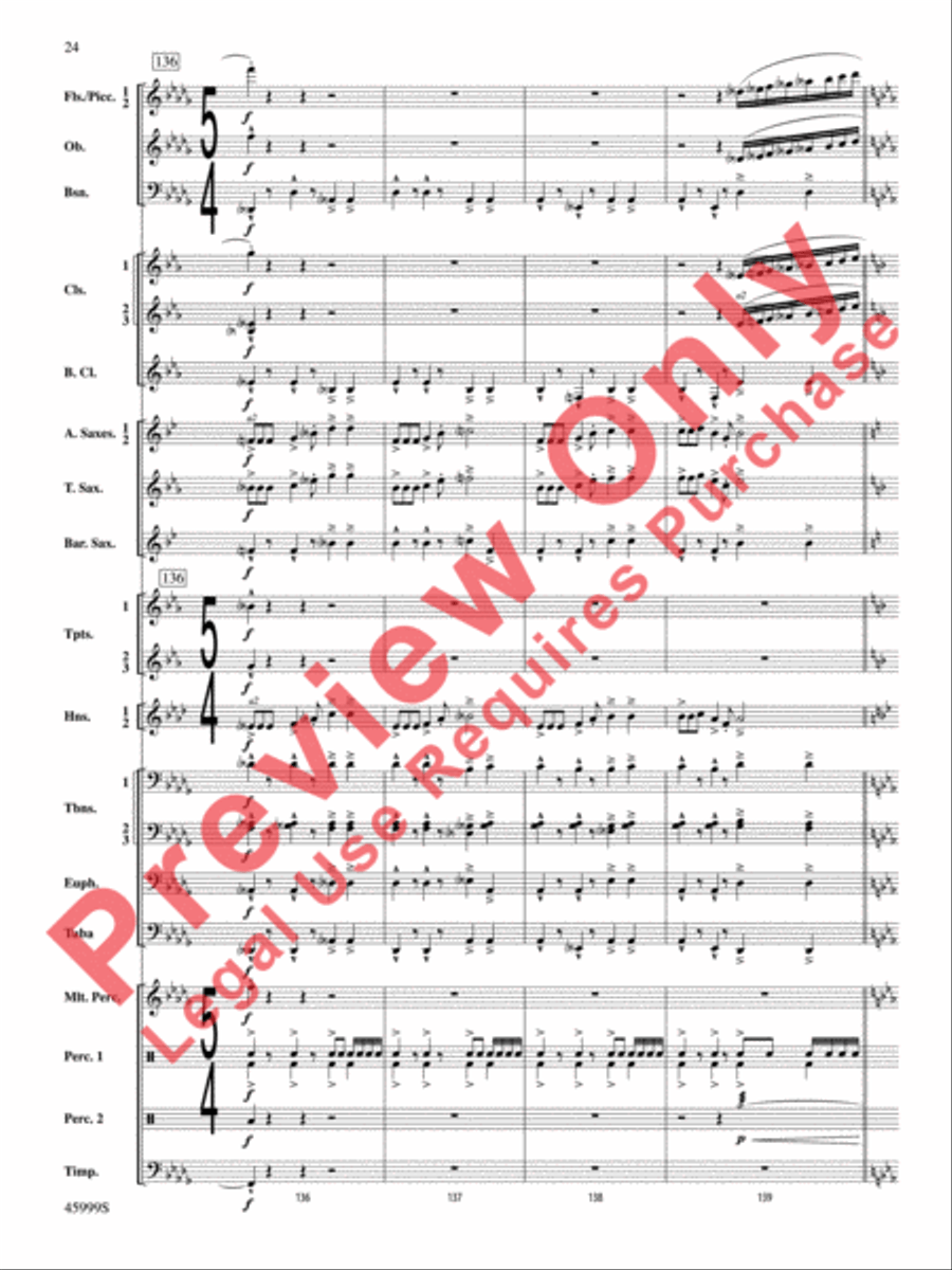 The Blue Ridge Concert Band scores gallery preview page 25