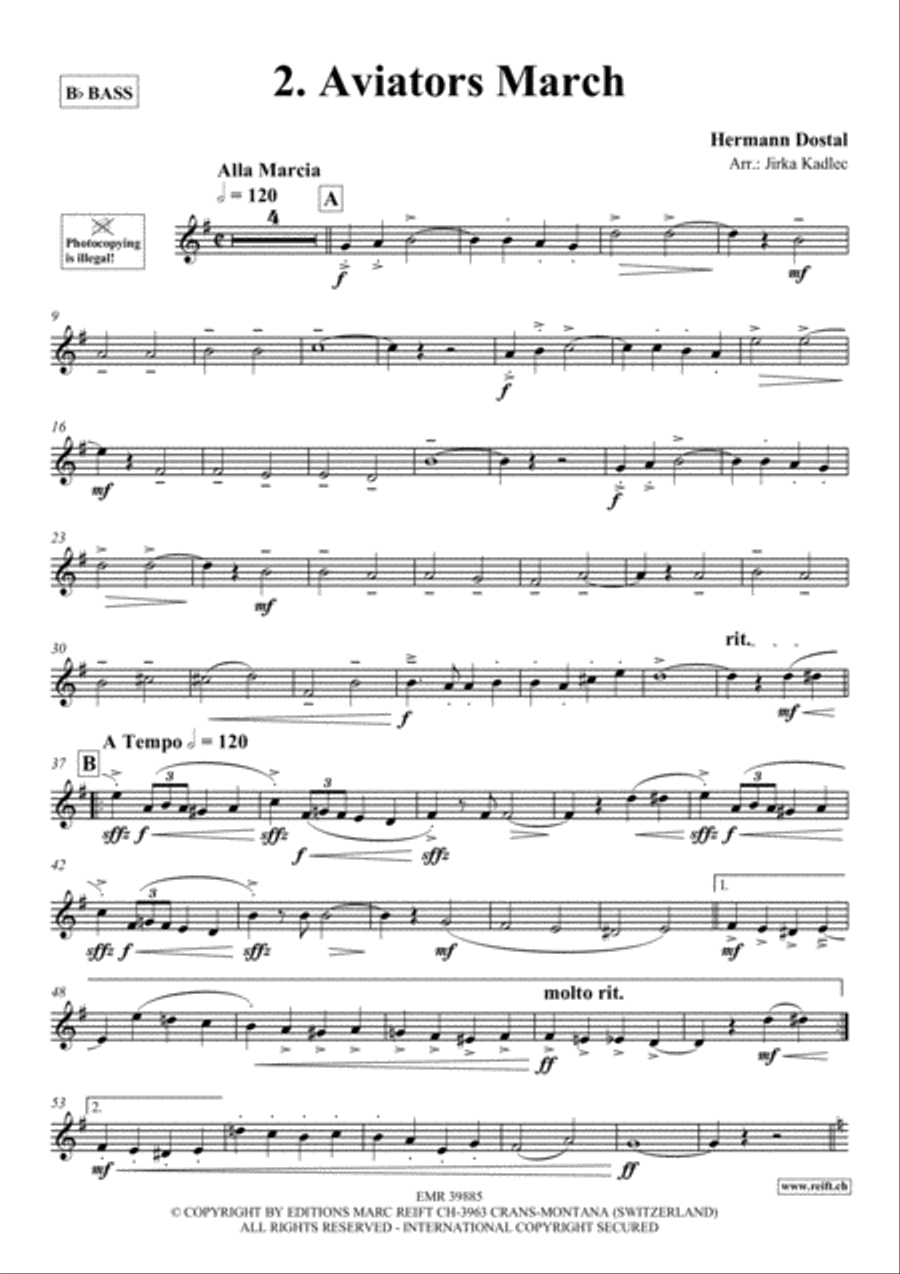 10 Greatest Famous Marches Piano Accompaniment scores gallery preview page 3