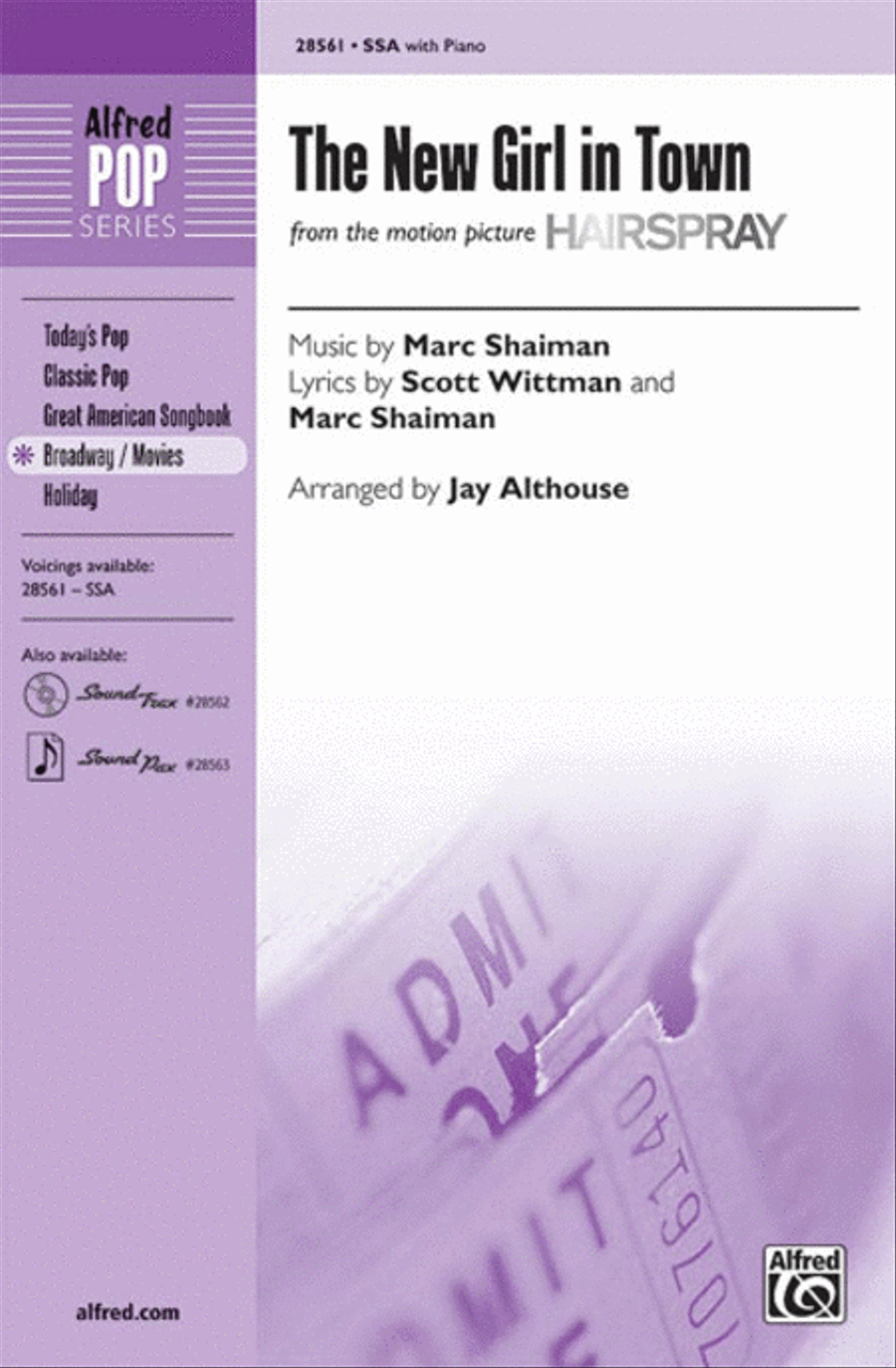 The New Girl in Town Women's Choir scores gallery preview page 1
