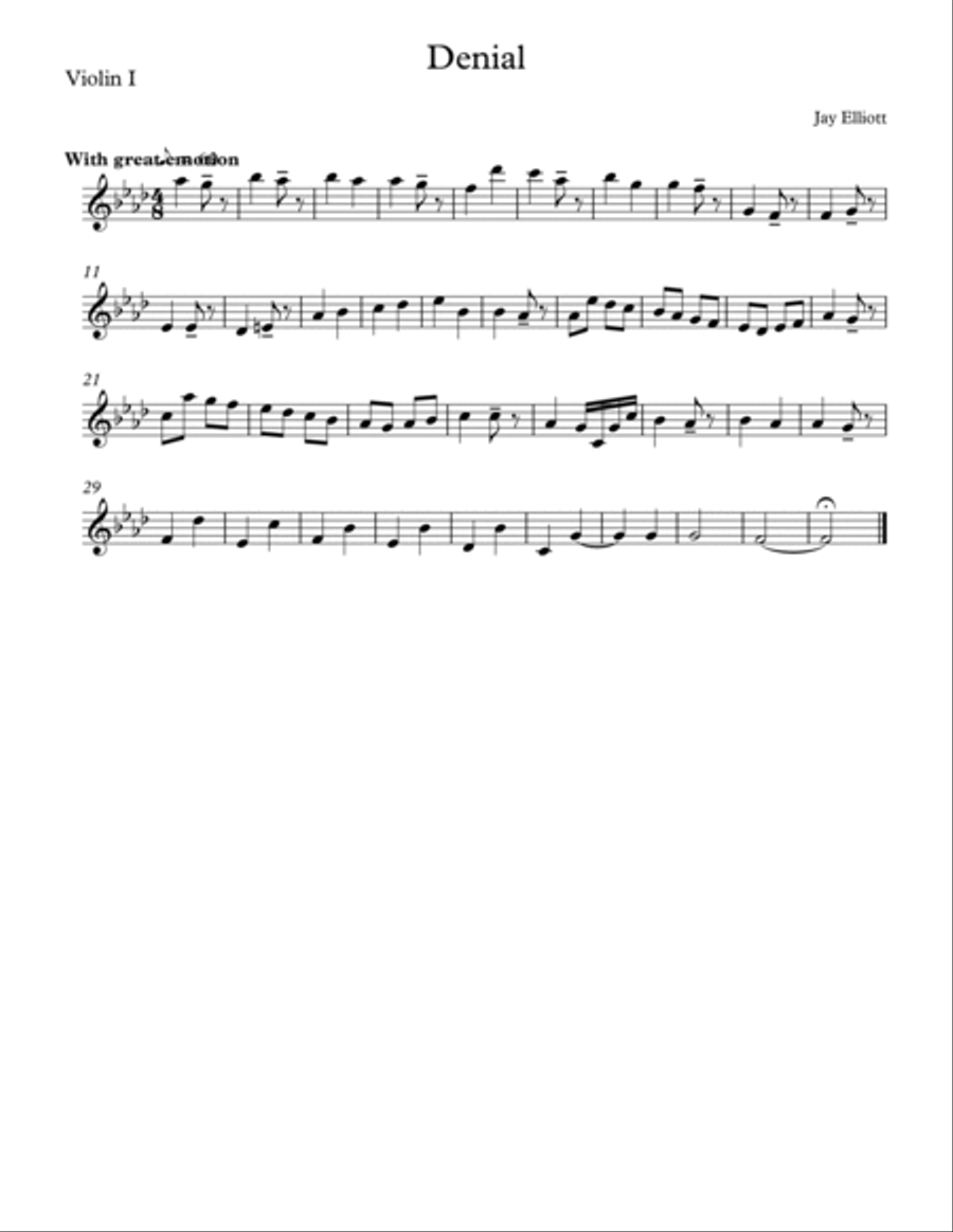 Denial String Quartet scores gallery preview page 3