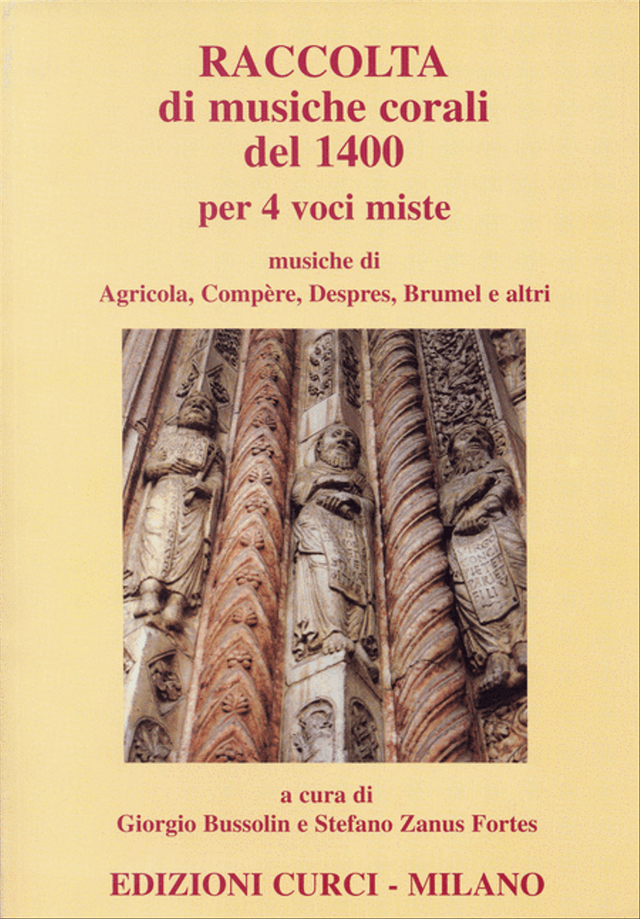 Raccolta di musiche corali del 1400 Choir scores gallery preview page 1
