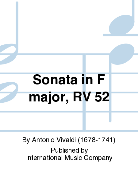Sonata in F major, RV 52