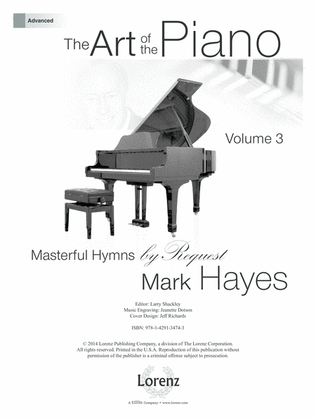 Book cover for The Art of the Piano, Volume 3