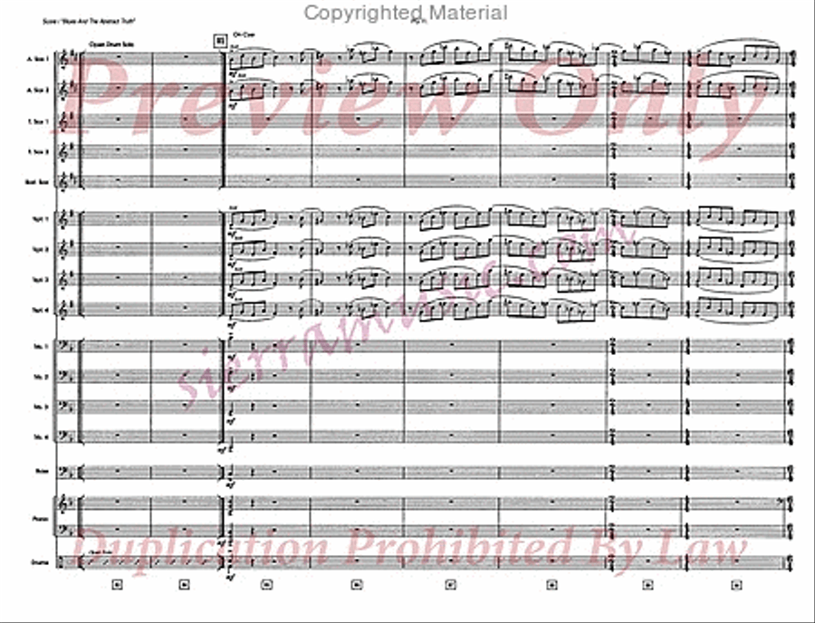 Blues And The Abstract Truth Big Band scores gallery preview page 12