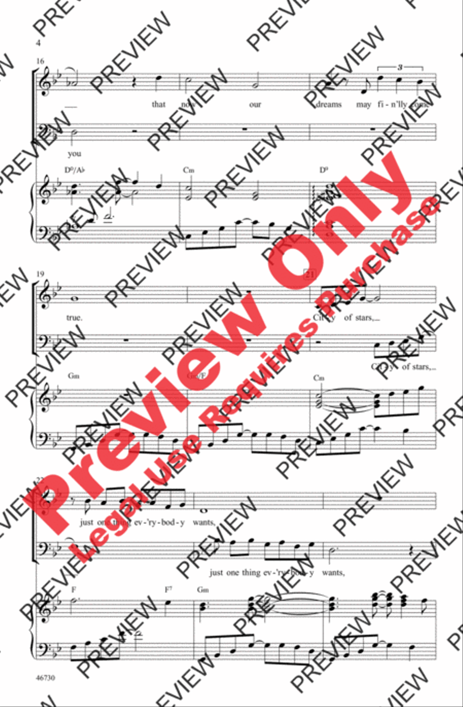 City of Stars 3-Part scores gallery preview page 4