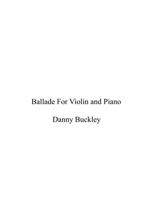 Ballade for Violin and Piano