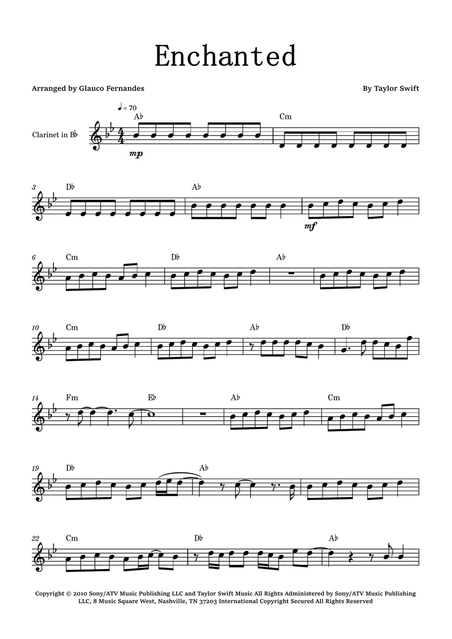 Enchanted Chamber Music scores gallery preview page 1