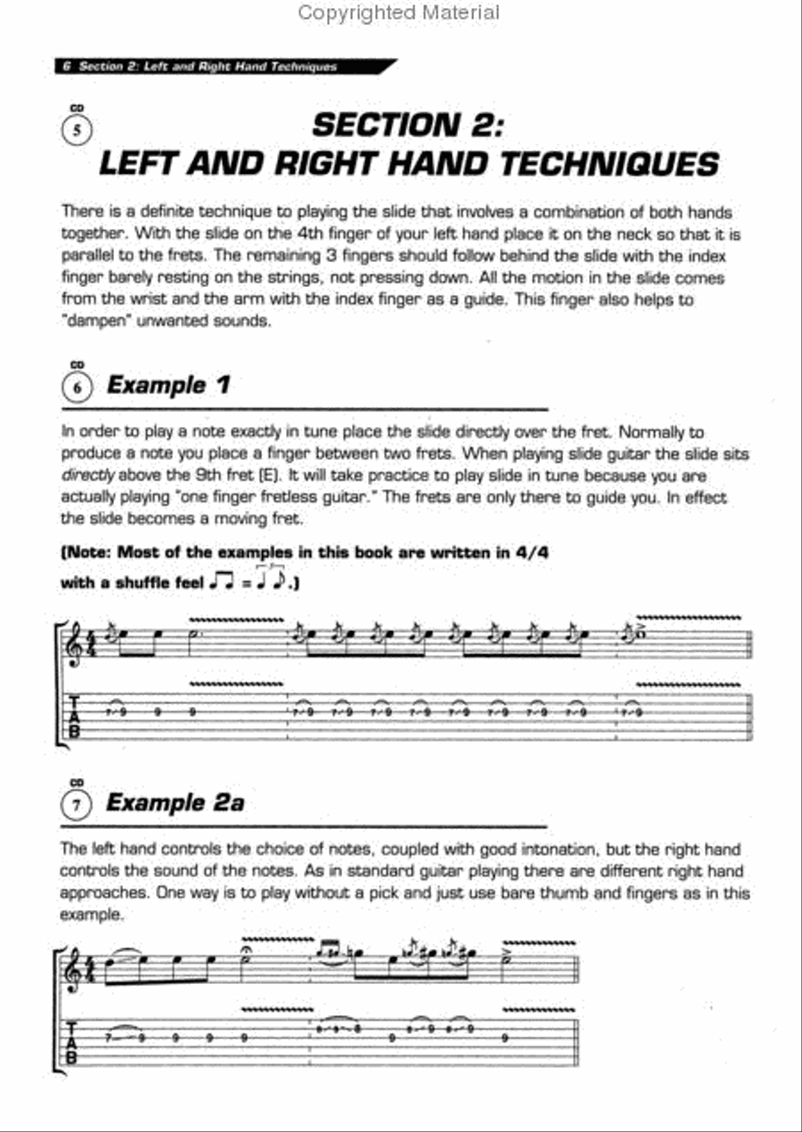 Beyond Basics - Acoustic Slide Guitar Acoustic Guitar scores gallery preview page 7