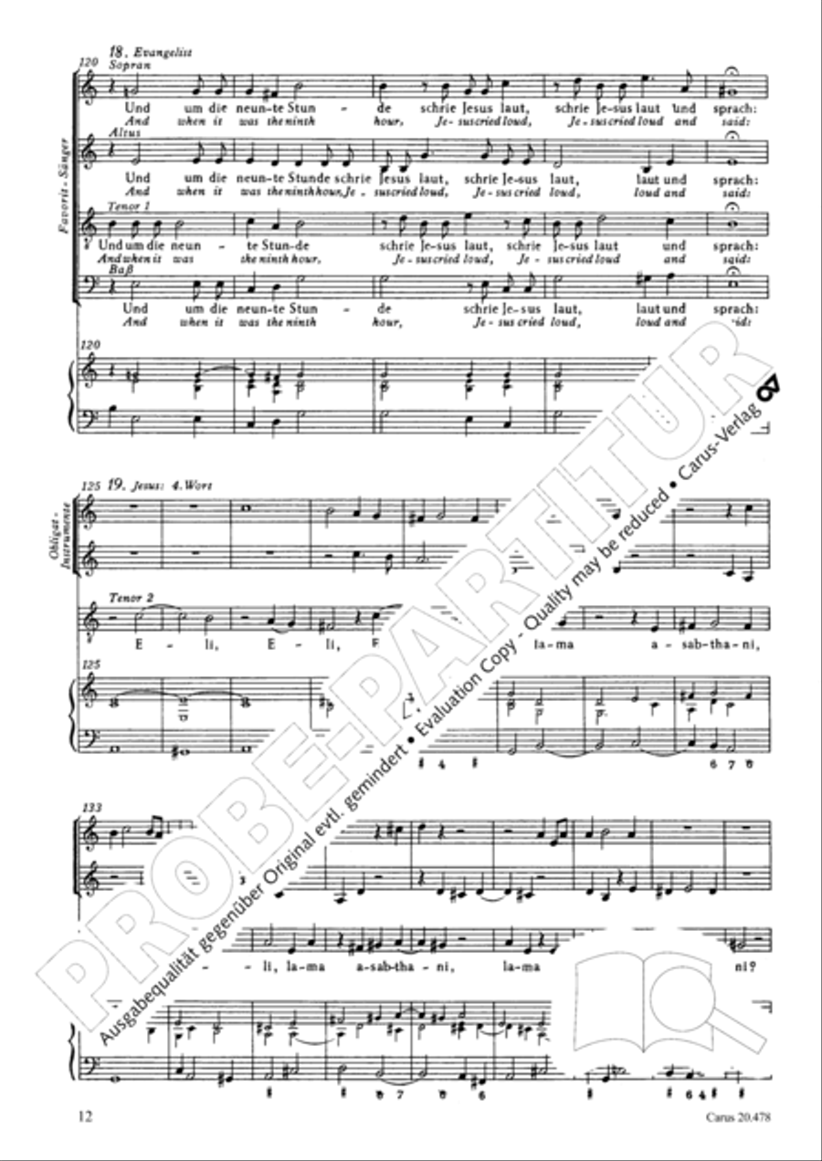 The seven last words from the cross SATTB scores gallery preview page 19