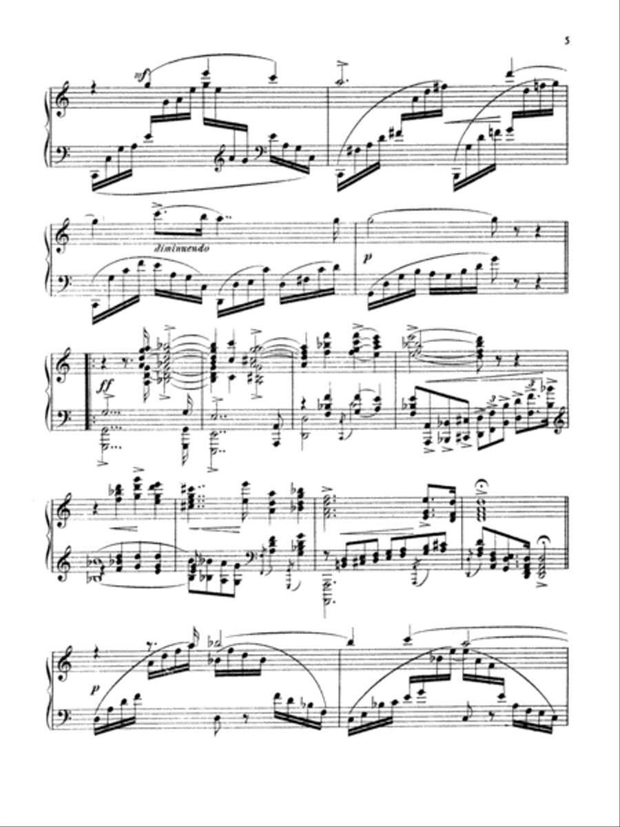 Arensky: Twenty-four Morceau Characteristiques, Op. 36 Piano Solo scores gallery preview page 2