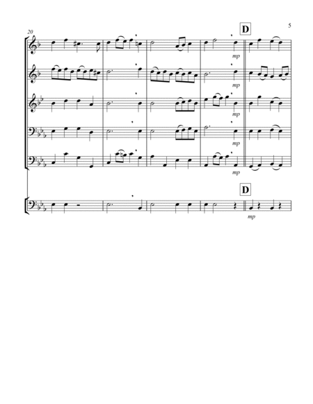 Heroic Music - No. 12. La Rejouissance (Eb) (Brass Quintet - 2 Trp, 1 Hrn, 1 Trb, 1 Tuba, Timp)