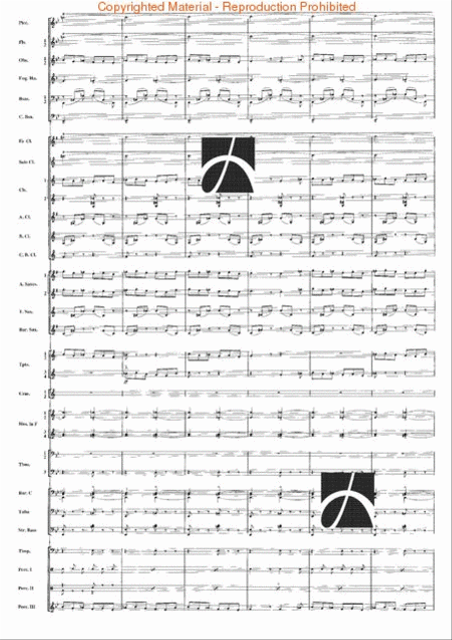 Belkis, Regina Di Saba (Part II) Concert Band scores gallery preview page 66