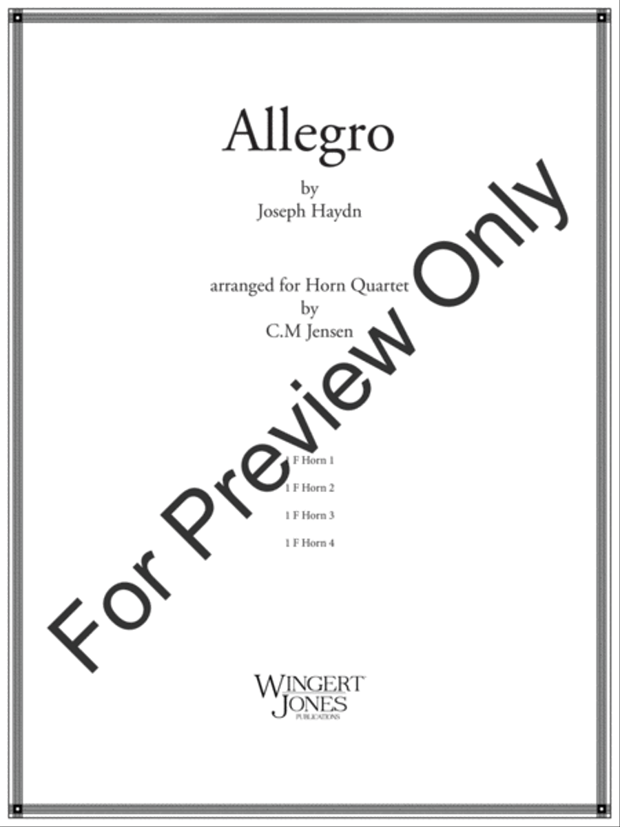 Allegro Horn scores gallery preview page 2