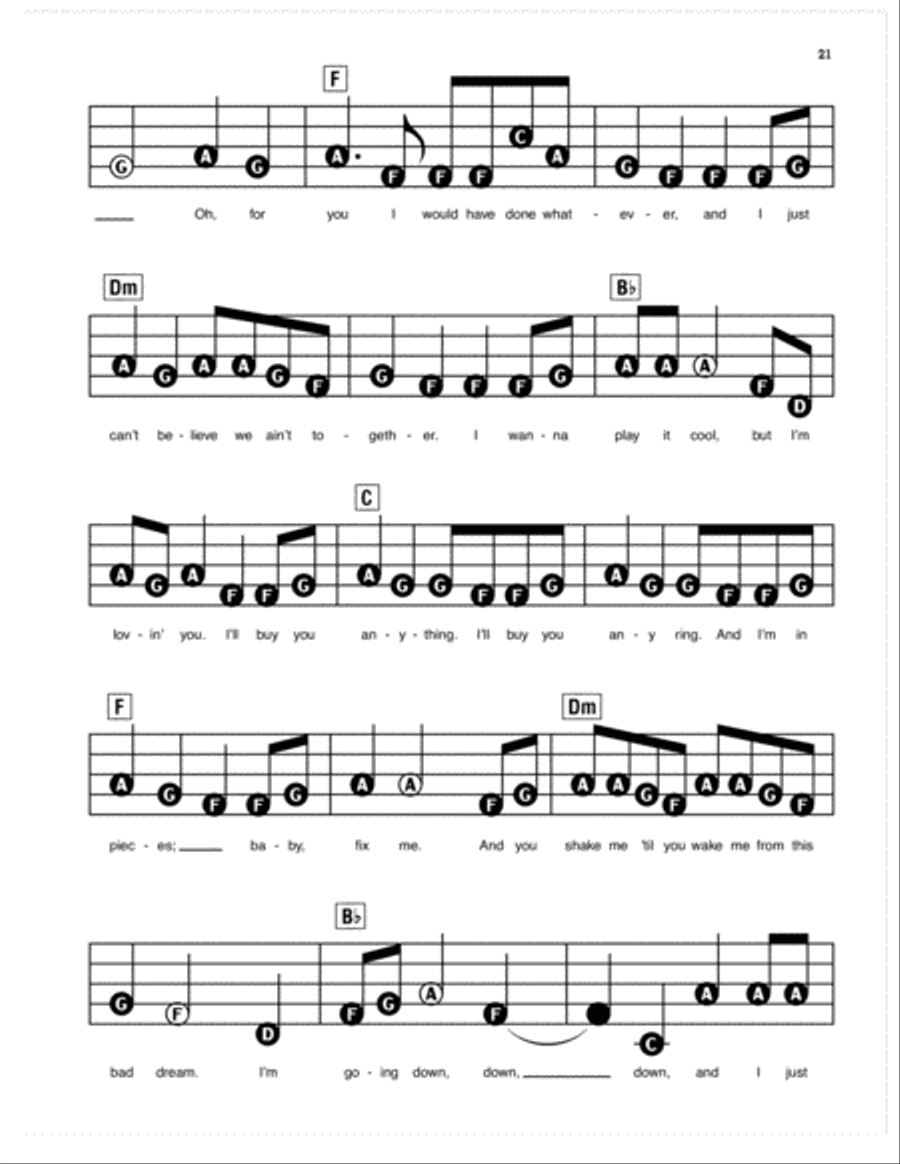 Baby (feat. Ludacris) Electronic Keyboard scores gallery preview page 3
