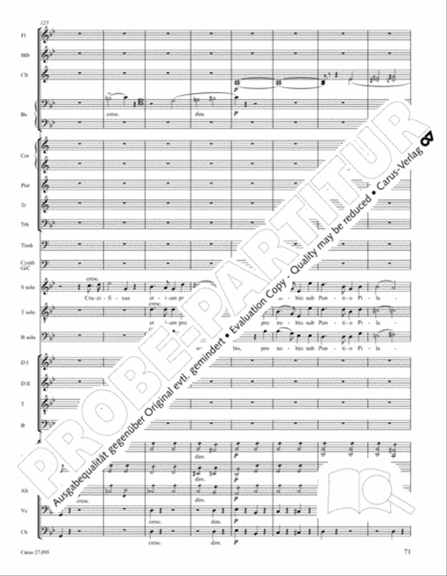 Messe solennelle de sainte Cecile STB scores gallery preview page 84