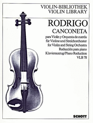 Rodrigo Canconeta Amaj(1923) Vln Pft.red