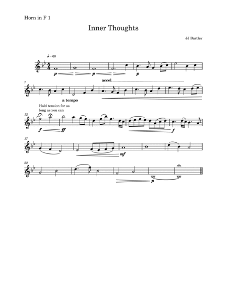 Inner Thoughts Brass Ensemble scores gallery preview page 4