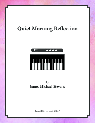 Book cover for Quiet Morning Reflection - Flute & Piano