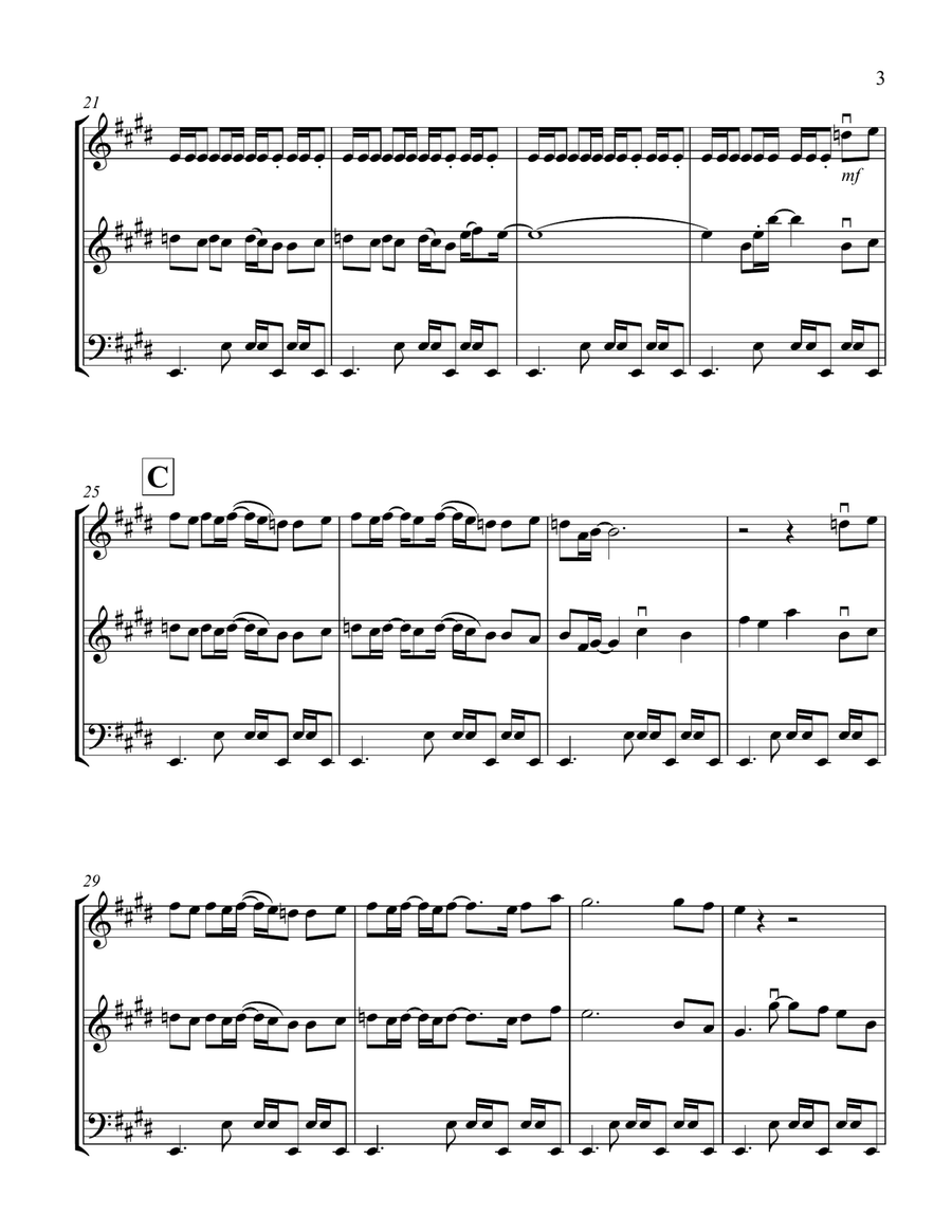 (i've Had) The Time Of My Life String Trio scores gallery preview page 3