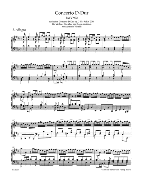 Keyboard Arrangements Of Works By Other Composers, Volume I